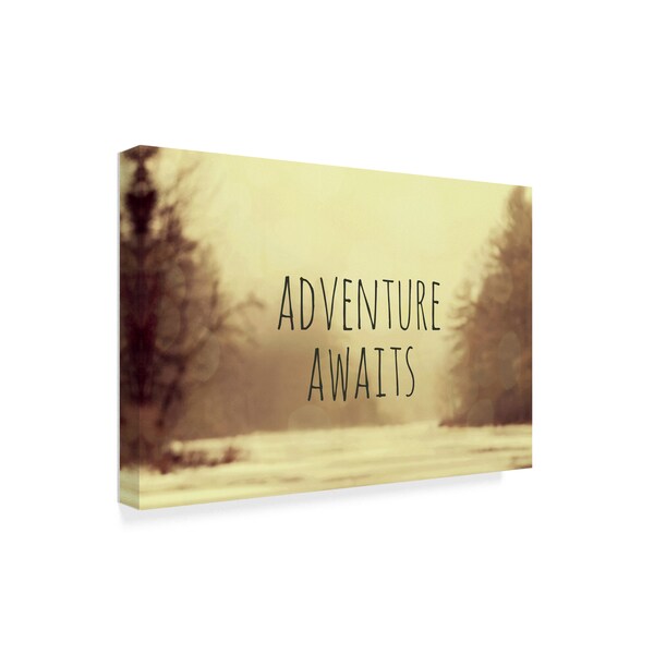 Vintage Skies 'Adventure Awaits II' Canvas Art,22x32